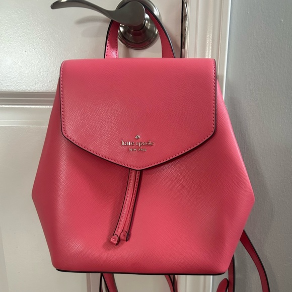 Kate spade coral/pink backpack - Picture 2 of 5